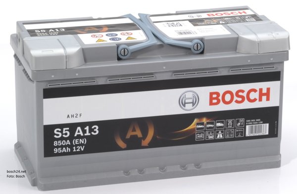 Starterbatterie Bosch S5A      95Ah 850A  0092S5A130
