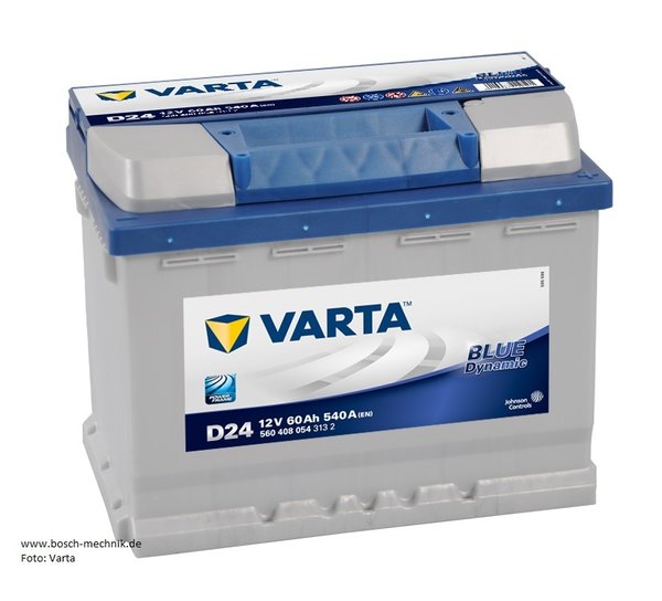 Starterbatterie Varta Blue Dynamic      40Ah 330A  5604080543132