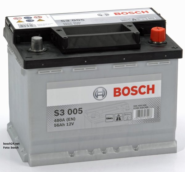 Starterbatterie Bosch S3  56Ah 480A  0092S30050