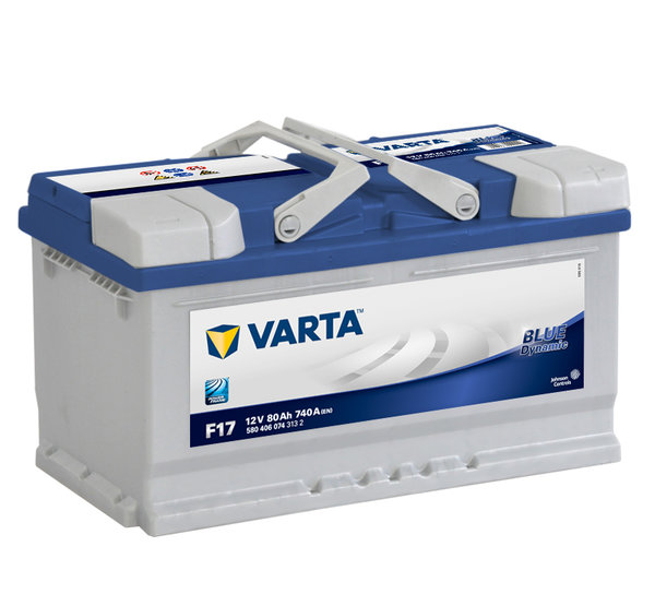 Starterbatterie Varta Blue Dynamic      80Ah 740A  580406074