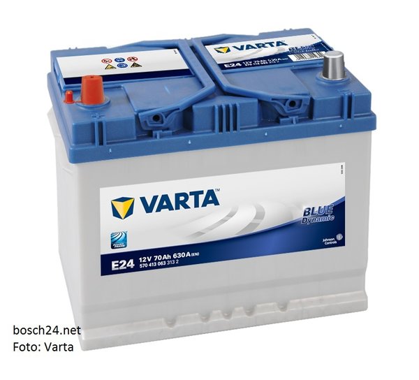 Starterbatterie Varta Blue Dynamic      74Ah 630A  570413063 3132