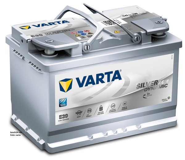 Starterbatterie Varta Silver Dynamic AGM      70Ah 760A   570601076 D852