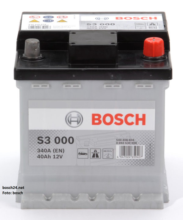 Starterbatterie Bosch S3  45Ah 400A  0092S30000