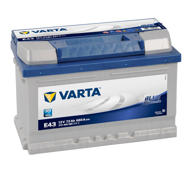 Starterbatterie Varta Blue Dynamic      72Ah 680A   572409068 3132  E43