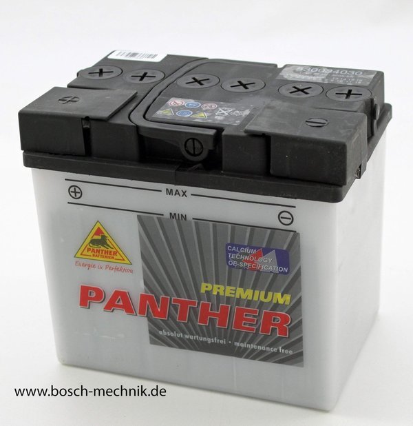 Starterbatterie Motorrad DIN 53034 11   12V 30Ah C60-N30-A